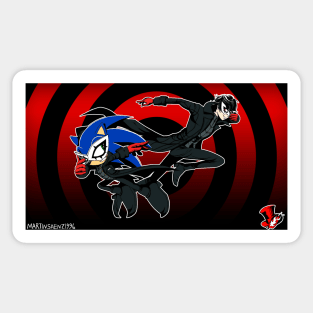 Sonic X Persona Sticker